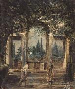Diego Velazquez La Villa Medicis a Rome (le Pavillon d'Ariane) (df02) USA oil painting reproduction